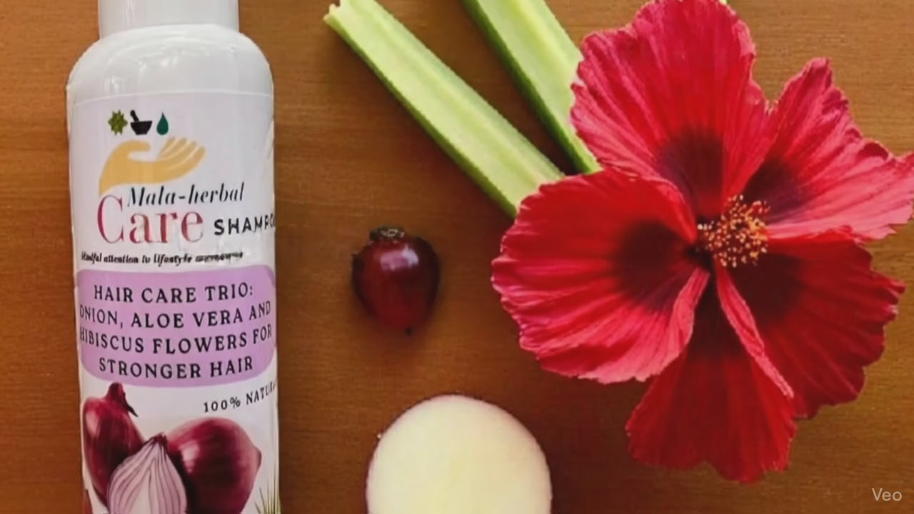 Onion Shampoo enriched with Habiscus and Alovera formulation